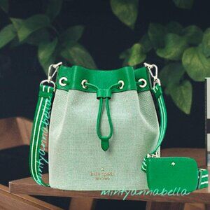 Kate Spade Rosie Bucket Bag in Green Bean